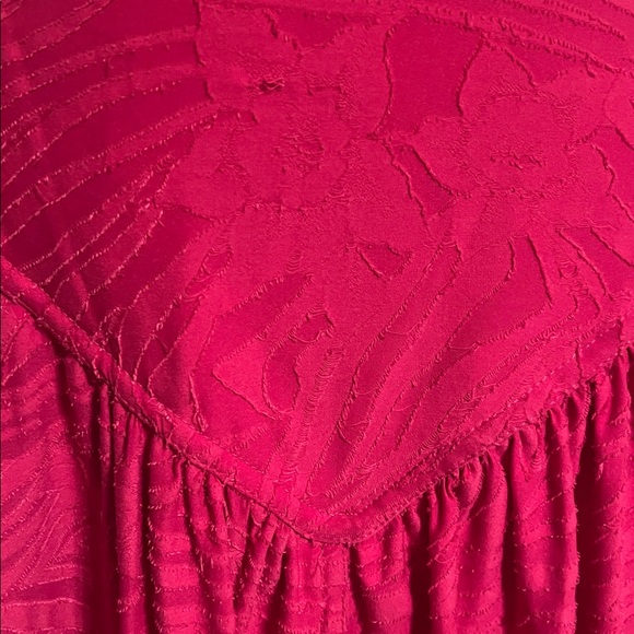 FREE PEOPLE, CAN’T STOP DREAMING OVERSIZED TUNIC TOP, HOT PINK, M - Picture 7 of 9